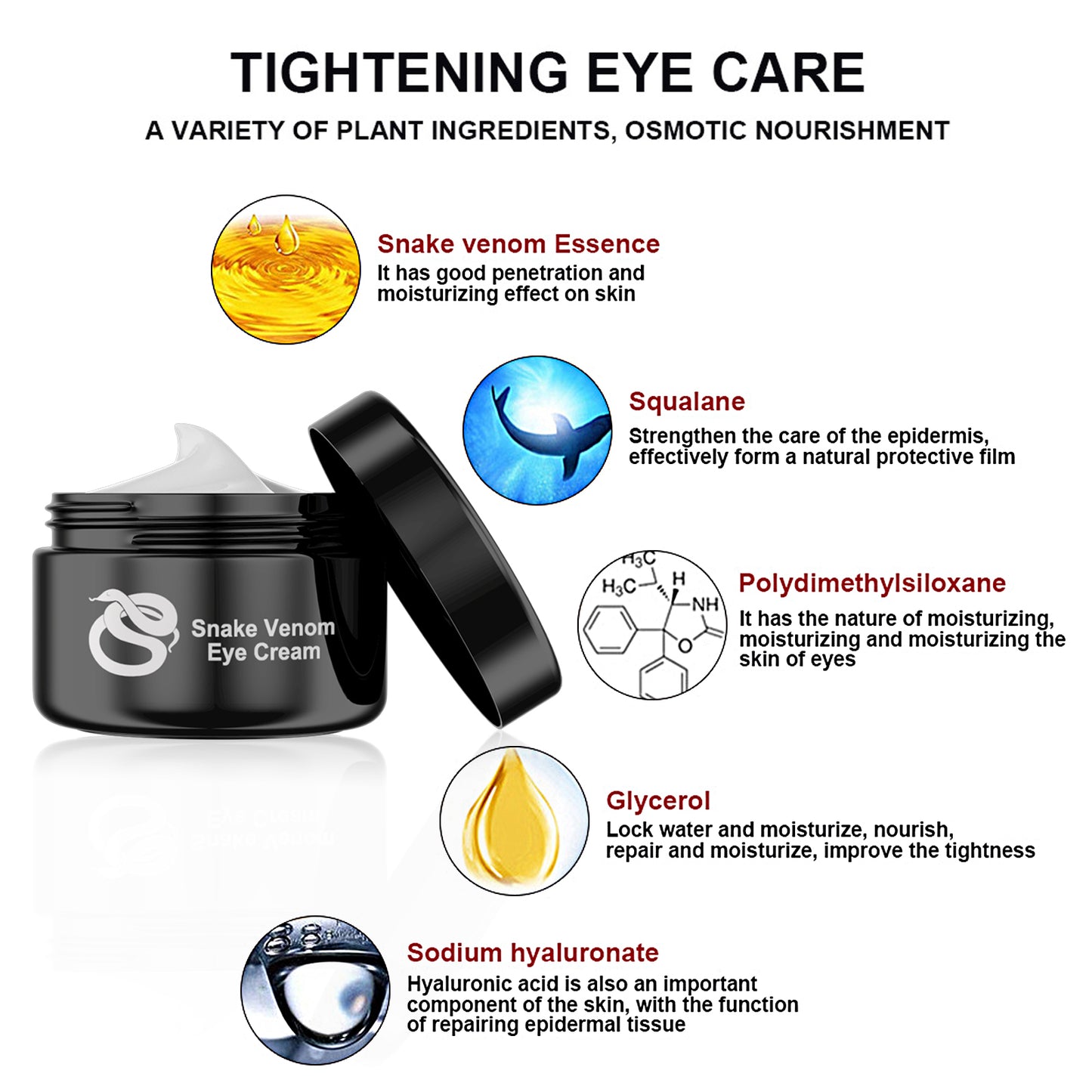 Snake Venom Eye Cream, Firming Eye Bags Hydrating And Reducing Fine Lines Eye Care Eye Cream Health Eprolo https://www.cyberehub.com