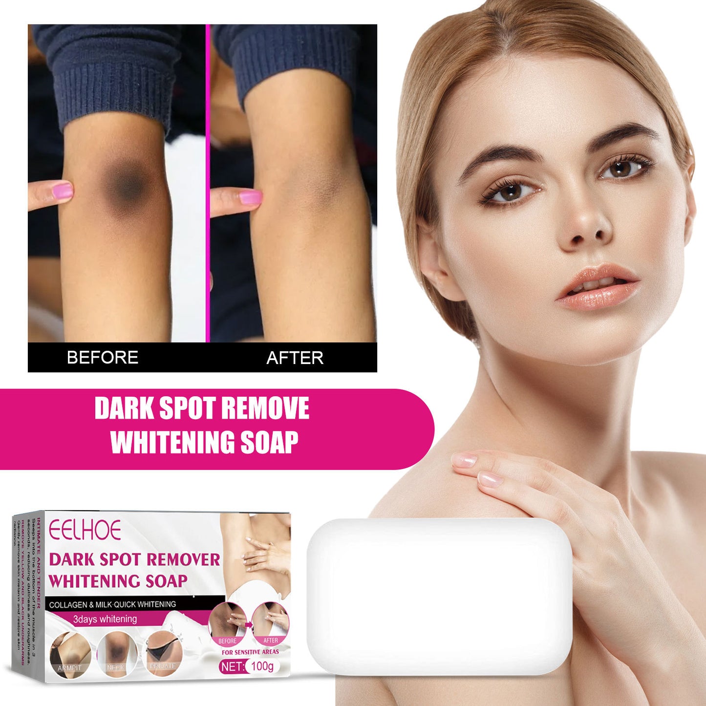 Underarm Beauty Soap, Joint Elbow Clean Desalting Skin Melanin White Body Moisturizing Brightening Skin Health Eprolo https://www.cyberehub.com