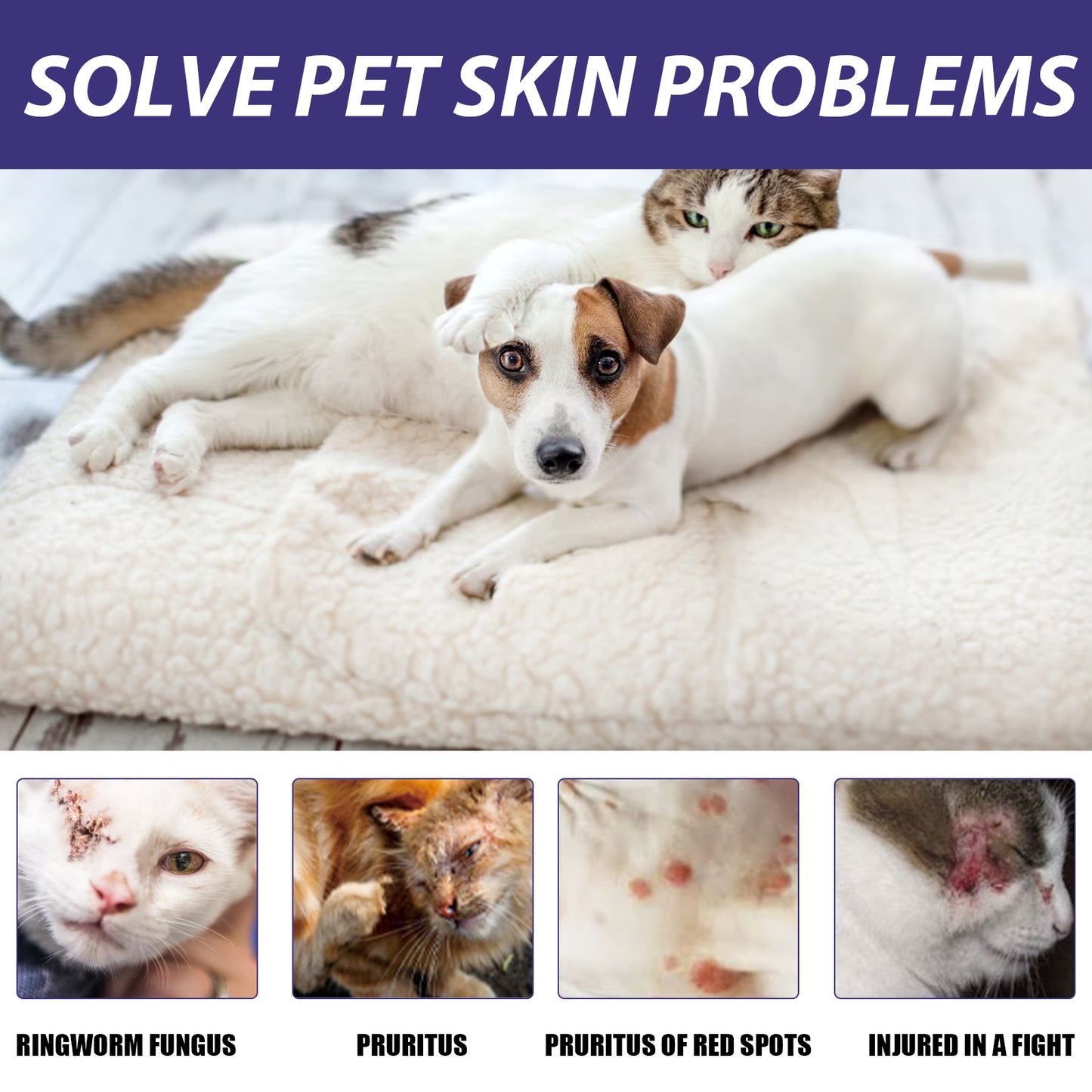 Yegbong Pet Care Spray, Pet Cat And Dog Skin Wound Care Skin Moss Itchy Repair Spray Pet Supplies Pet Eprolo https://www.cyberehub.com