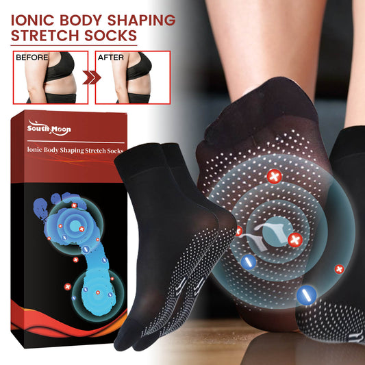 Ionic Body Shaping Stretch Socks, Outdoor Sports Comfortable Breathable Non-slip Foot Care Elastic Socks Health Eprolo https://www.cyberehub.com