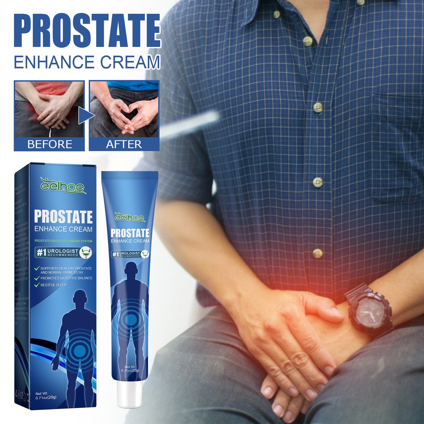 Prostate Enhance Cream, Body Care To Relieve Male Prost Discomfort Care Massage Topical Acupoint Cream Health Eprolo https://www.cyberehub.com