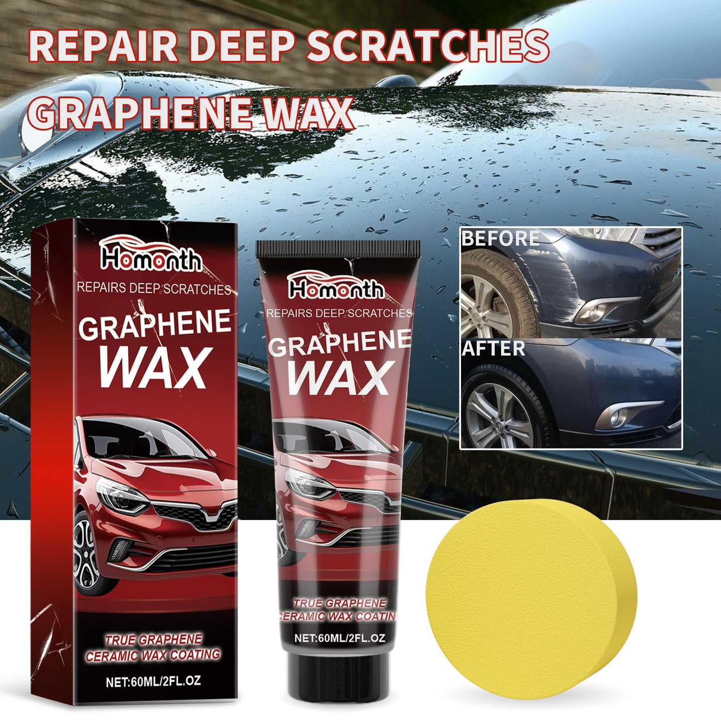 Homonth Repairs Deep Scratches Graphene Wax, Car Paint Repair Deep Scratches Graphene Wax Refurbished Car Wax Automotive Eprolo https://www.cyberehub.com