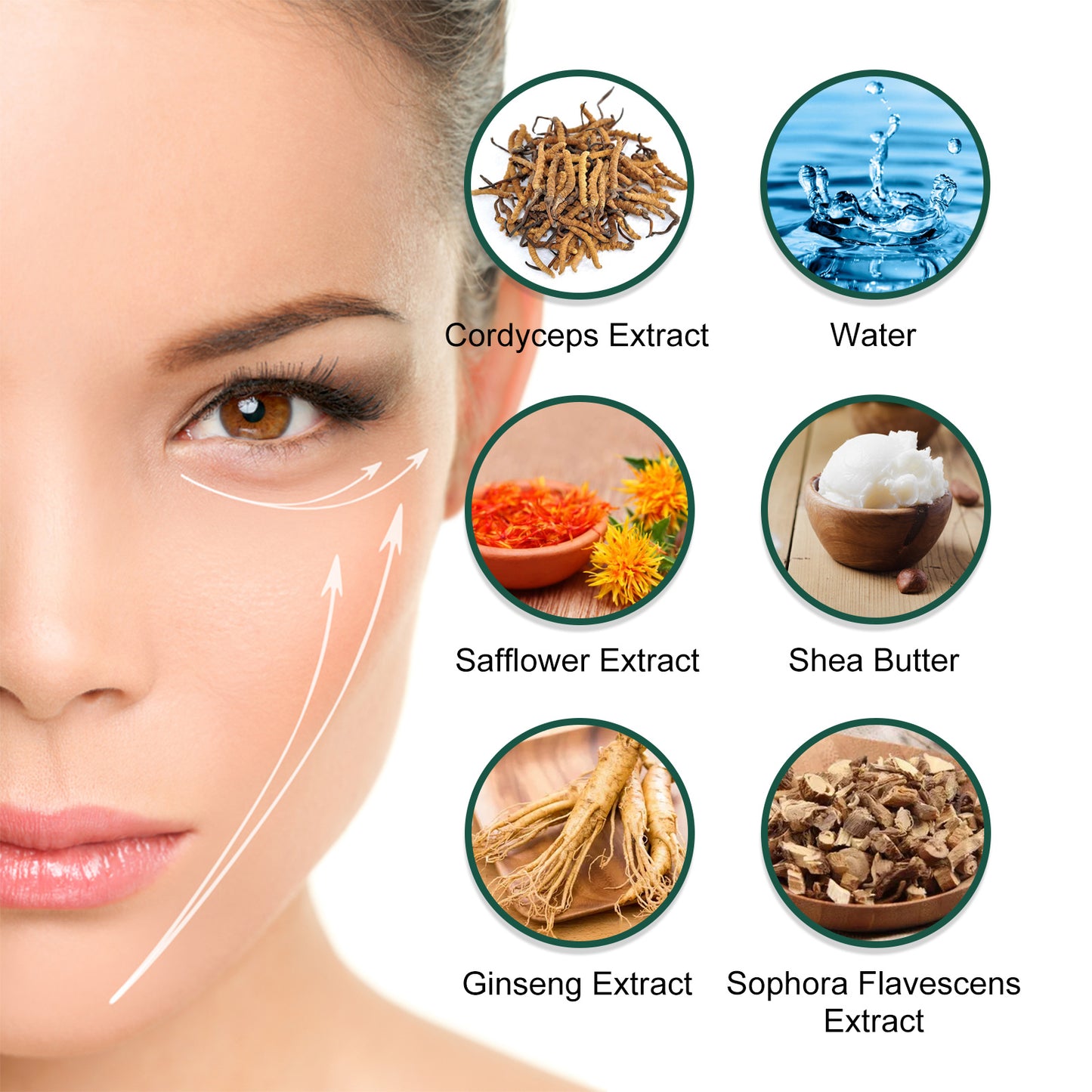 Cordyceps Eye Cream, Anti-wrinkle Hydrating Brightening Care Eye Cream Health Eprolo https://www.cyberehub.com
