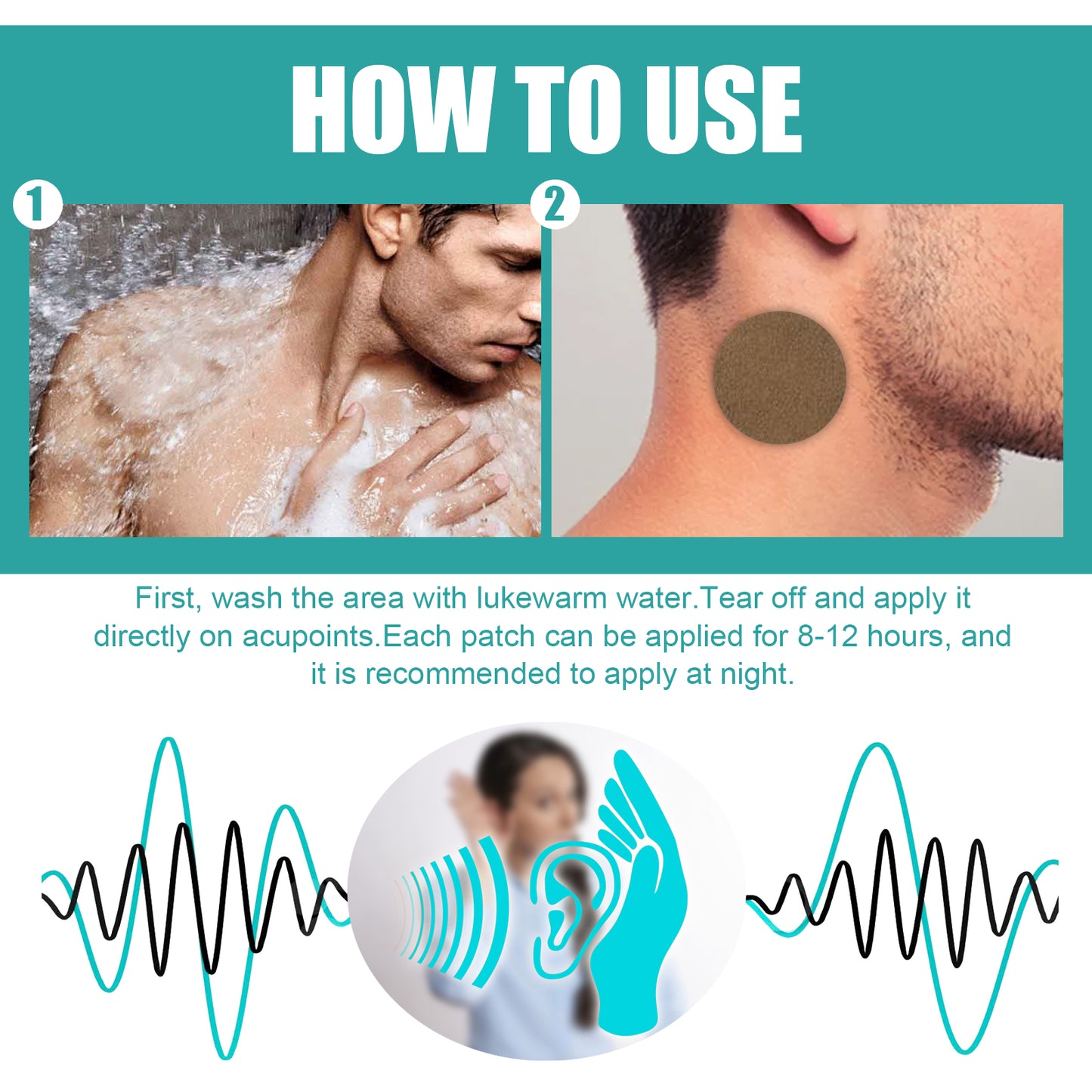 Tinnitus Patch, Relieves Ear Discomfort Hearing Loss Relieves Head Care Point Patch Health Eprolo https://www.cyberehub.com