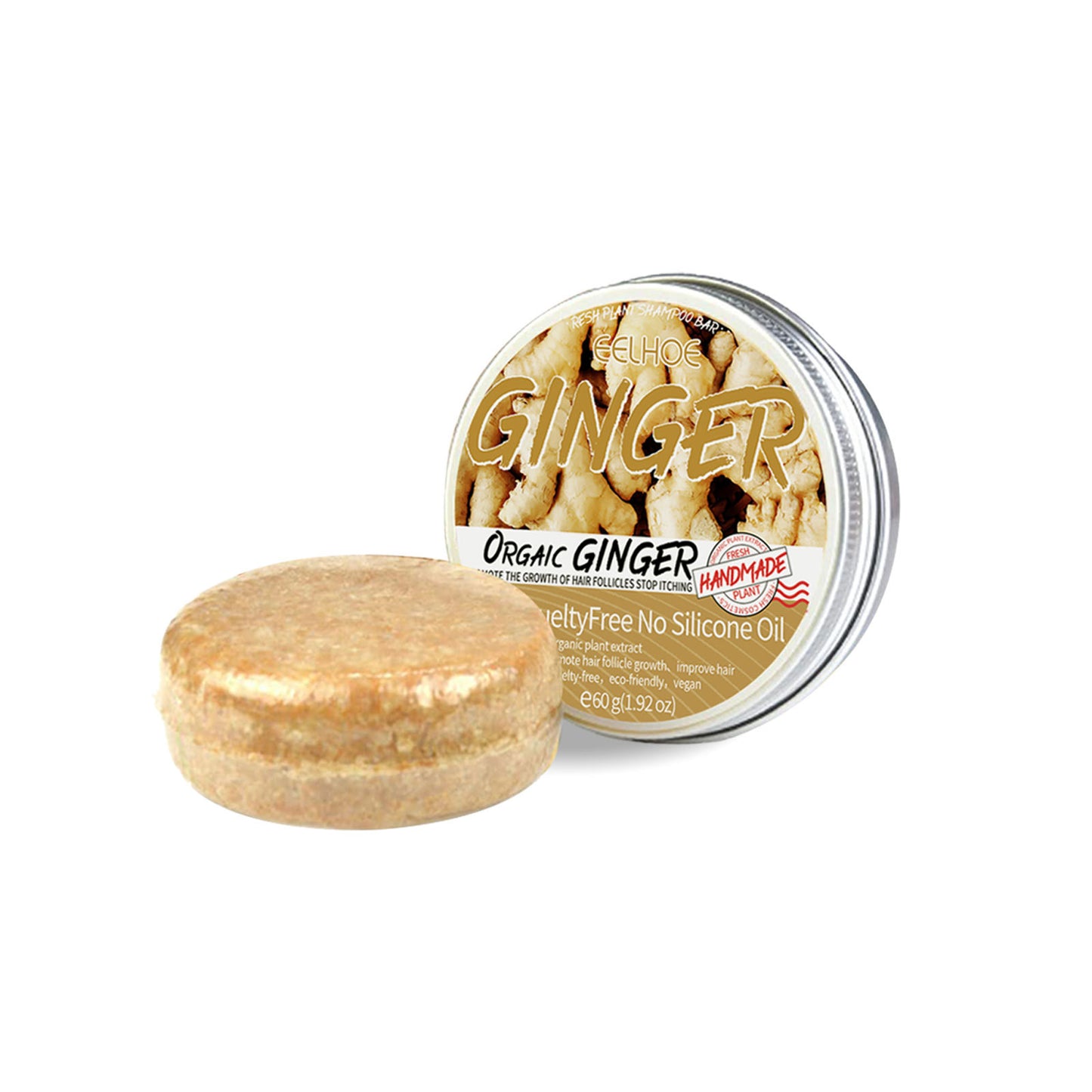 Ginger Soap, Anti-Loss Hair Care Tight Hair Clean And Smooth Hair Moisturizing Scalp Shampoo Soap Health Eprolo https://www.cyberehub.com