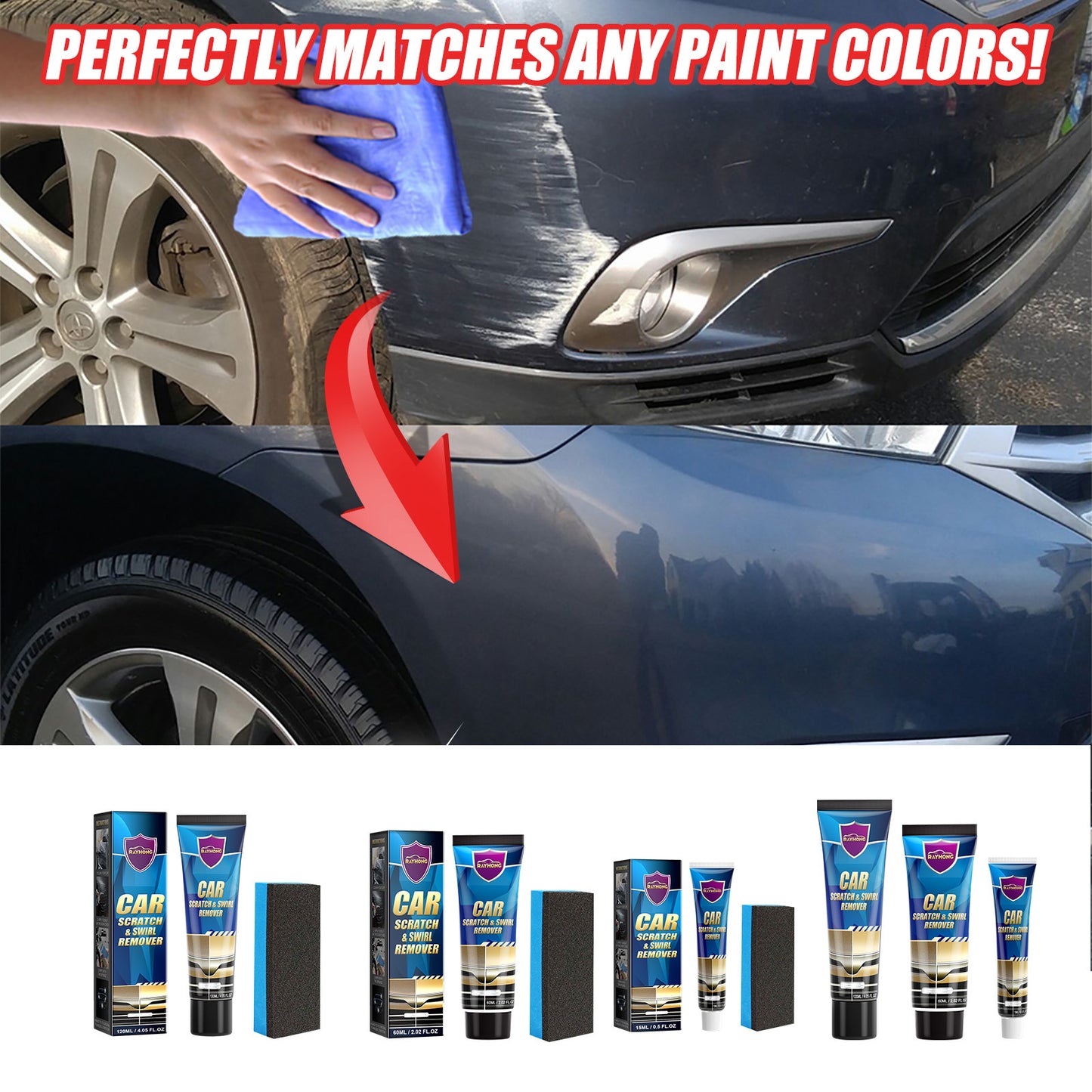 Rayhong Car Scratch Repair Cream, Car Maintenance Refurbishment Paint Scratches Scratches Polishing Paint Repair Paste Automotive Eprolo https://www.cyberehub.com