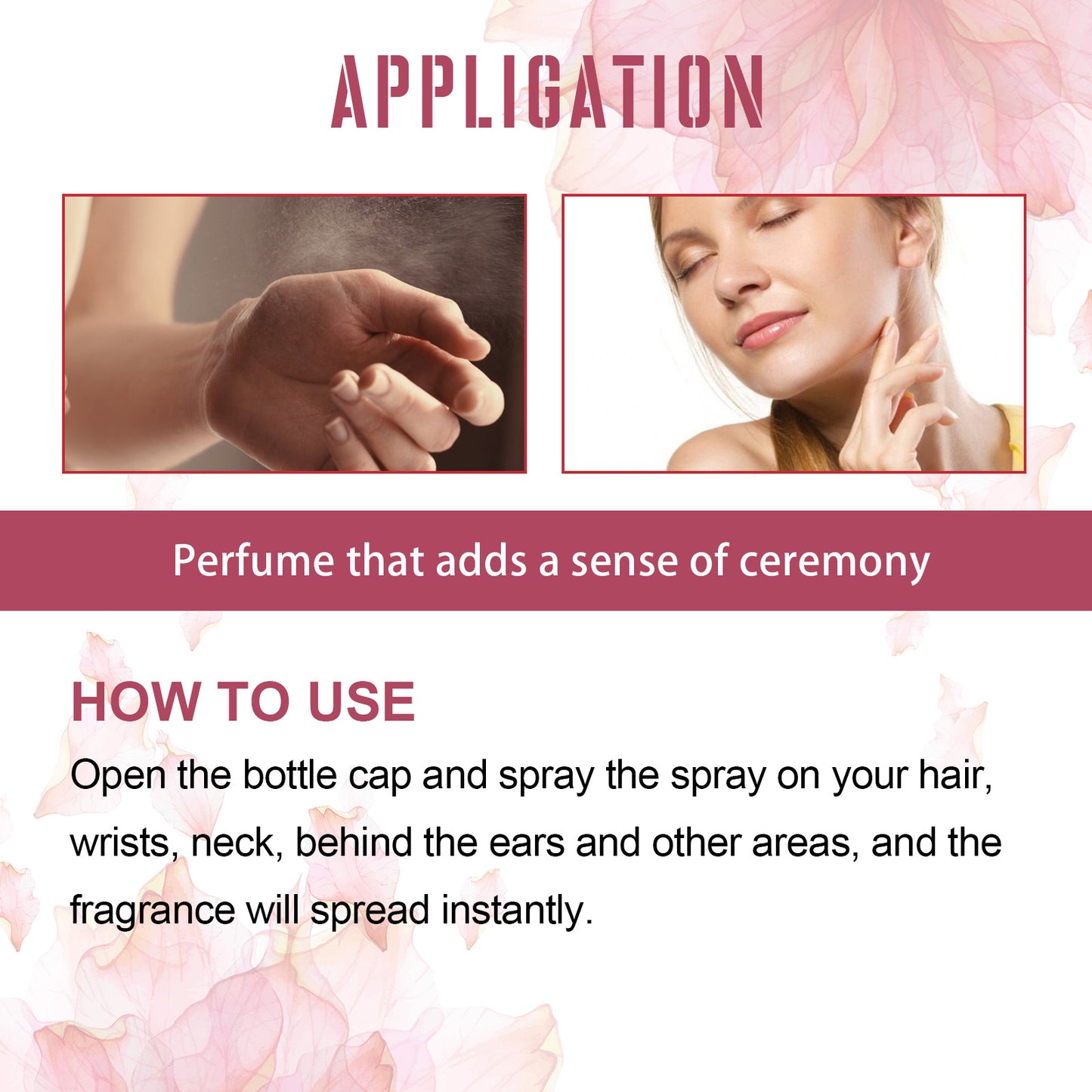 Perfume Spray Fresh Lasting Fragrance Non-Pungent Women's Date Perfume Spray Health Eprolo https://www.cyberehub.com