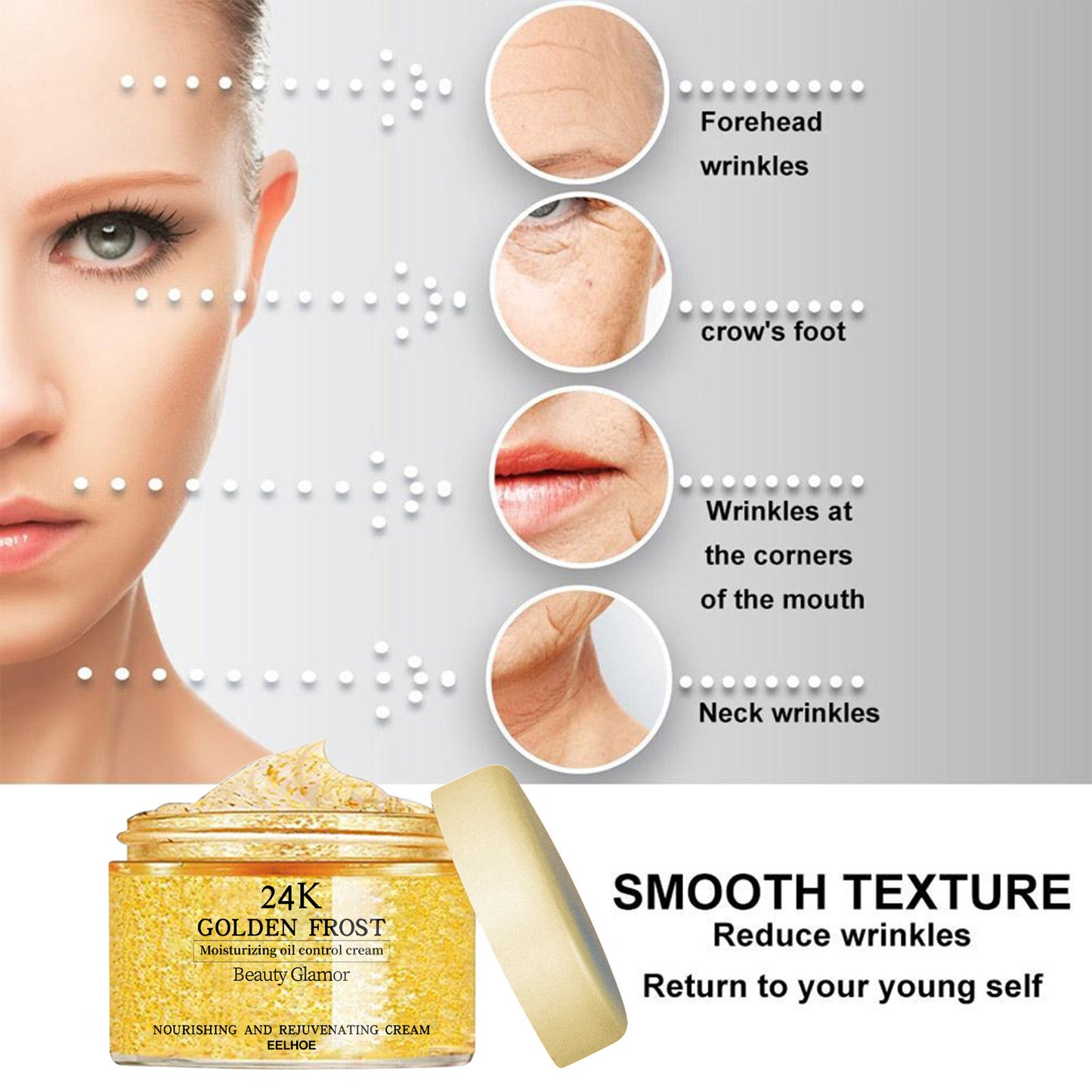 24k Gold Cream Firming Skin, Lightening Fine Lines, Hydrating And Moisturizing Skin Care Cream Health Eprolo https://www.cyberehub.com