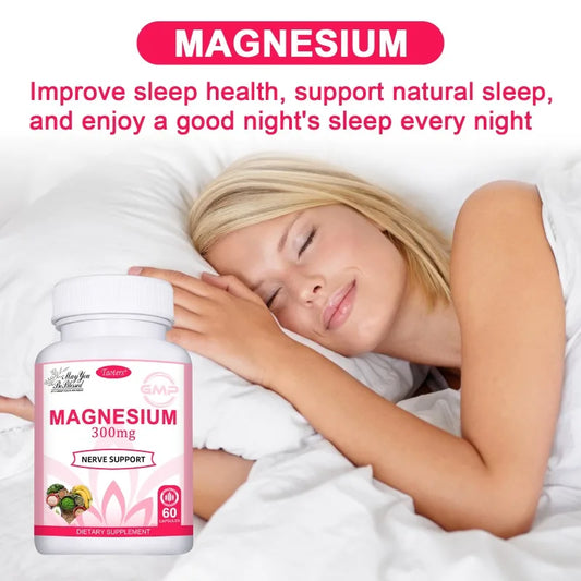 Triple Magnesium Complex Supplement, 300 mg Magnesium (Glycinate, Malate, and Citrate) Complex for Muscle, Nerve, Bone, and Ener Supplements Life Quality Supplements Life Quality https://www.cyberehub.com