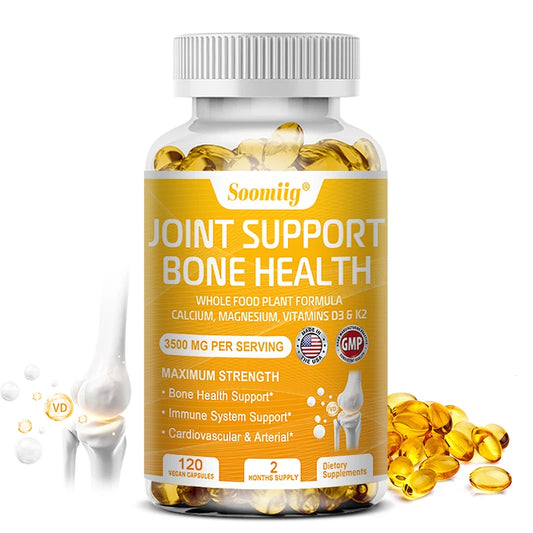 Calcium Magnesium Vitamin D3 & K2 - Supports healthy joint structure, function & comfort, muscle, immunity, bones, non-GMO Supplements Life Quality Supplements Life Quality https://www.cyberehub.com