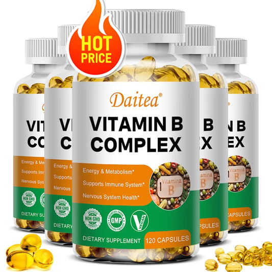 Vitamin B Complex - Stress, Immunity, Heart Health, Nervous System, Energy Metabolism Support - Non-GMO, Vegan, Gluten-Free Supplements Life Quality Supplements Life Quality https://www.cyberehub.com