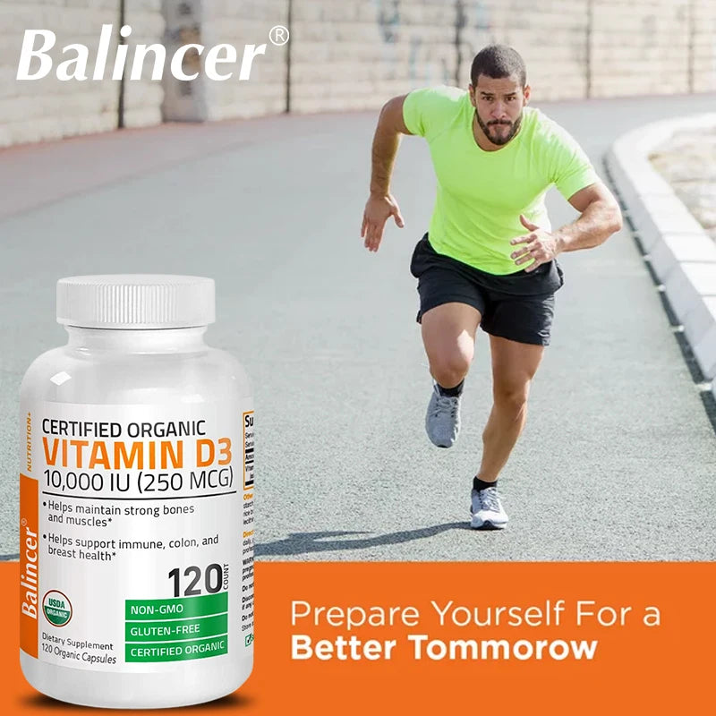 Vitamin D3 Supplement, Supports Calcium Absorption, Fights Fatigue, Boosts Immune System, Strengthens Muscle, 120 Capsules Supplements Life Quality Supplements Life Quality https://www.cyberehub.com