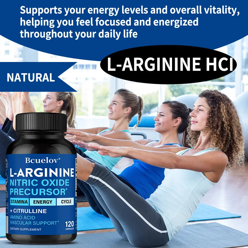 Nitric Oxide Supplement, Amino Acids - Balances Blood Cells and Circulation, Vascular Support, Supports Endurance, 120 Capsules Supplements Life Quality Supplements Life Quality https://www.cyberehub.com