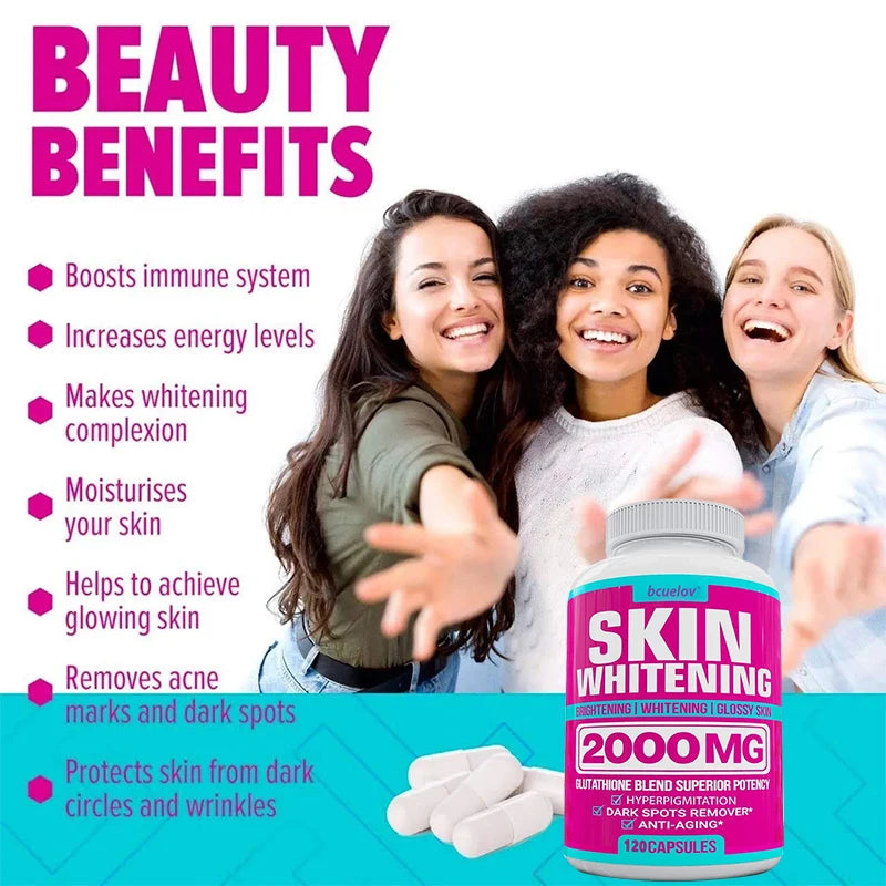 Glutathione Complex Capsules - Powerful Antioxidant, Reduces Hyperpigmentation, Alleviates Dark Spots, Moisturizes Skin Supplements Life Quality Supplements Life Quality https://www.cyberehub.com