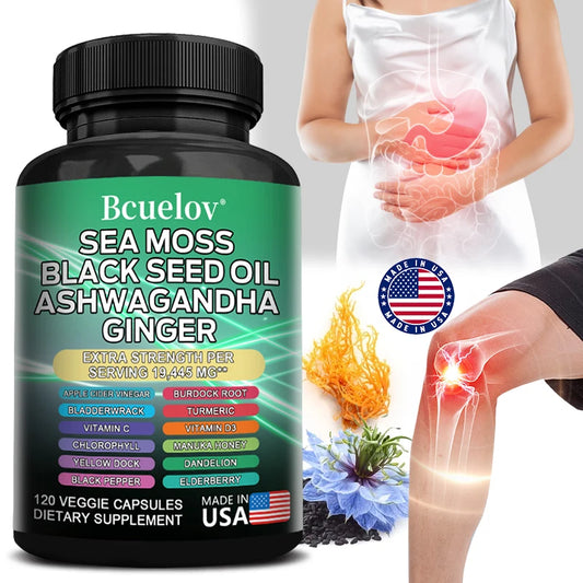 Black Cumin Seed Oil Vitamin C Mineral Supplement, Ashwagandha, 19445 mg, Supports Thyroid Health, Immune System, 120 Capsules Supplements Life Quality Supplements Life Quality https://www.cyberehub.com