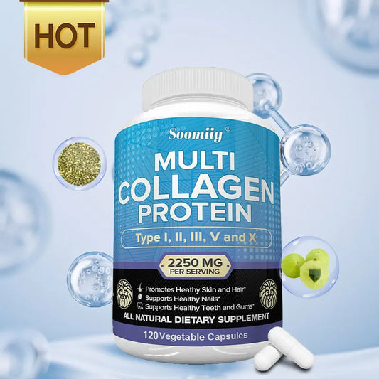 Multi-Collagen Capsules for Men and Women - Hydrolyzed Type I II III V X for Skin, Hair, Nails, Bones, Joints, Nutrition and Pro Supplements Life Quality Supplements Life Quality https://www.cyberehub.com