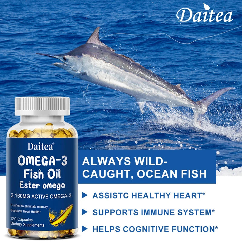 Omega 3 Fish Oil Dietary Supplement with DHA EPA to Support Eyes, Heart, Brain and Immune System Supplements Life Quality Supplements Life Quality https://www.cyberehub.com