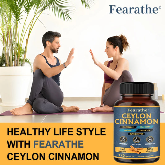 Organic Ceylon Cinnamon Capsules - Balance, Immune System, Antioxidant, 100% Certified Organic, Gluten Free and Non-GMO Supplements Life Quality Supplements Life Quality https://www.cyberehub.com