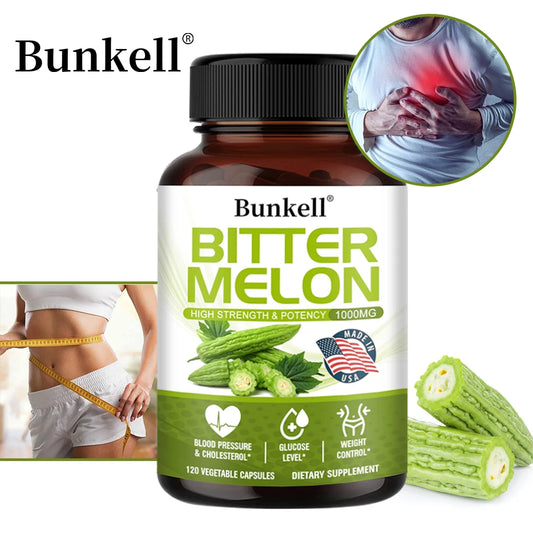Bunkell 1000 Mg Bitter Melon Extract Capsules for Heart, Blood Sugar and Cholesterol Health, Weight Management Supplements Life Quality Supplements Life Quality https://www.cyberehub.com