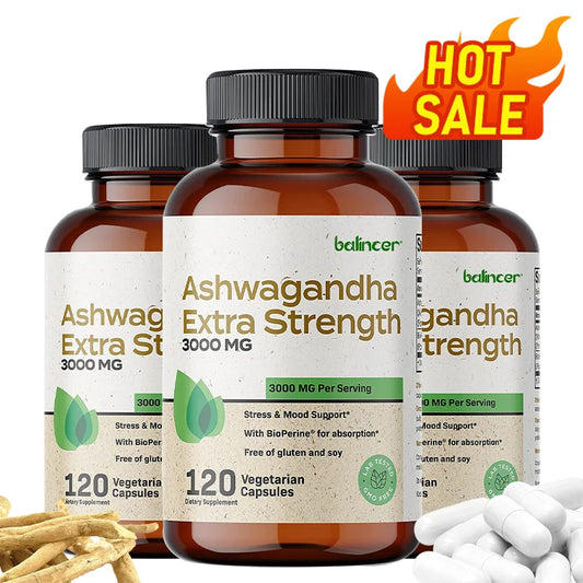 Balincer Ashwagandha Capsules | Ashwagandha Extract Supplement | Boost Energy, Relieve Stress, Support Mood & Focus Supplements Life Quality Supplements Life Quality https://www.cyberehub.com