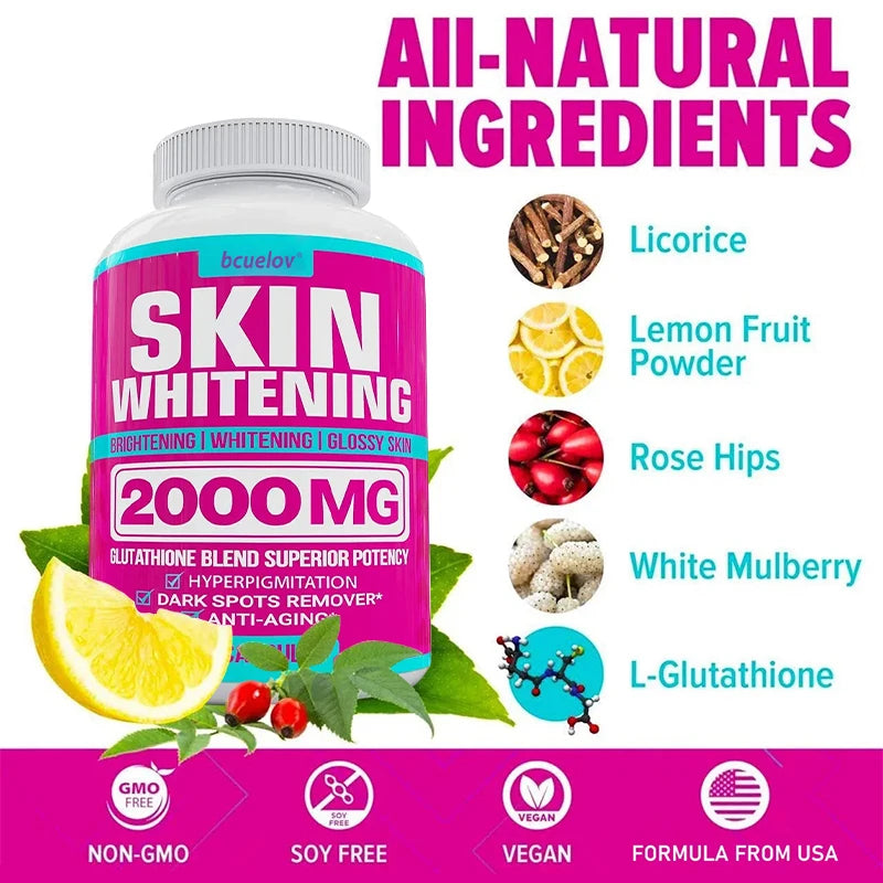 Glutathione Complex Capsules - Powerful Antioxidant, Reduces Hyperpigmentation, Alleviates Dark Spots, Moisturizes Skin Supplements Life Quality Supplements Life Quality https://www.cyberehub.com