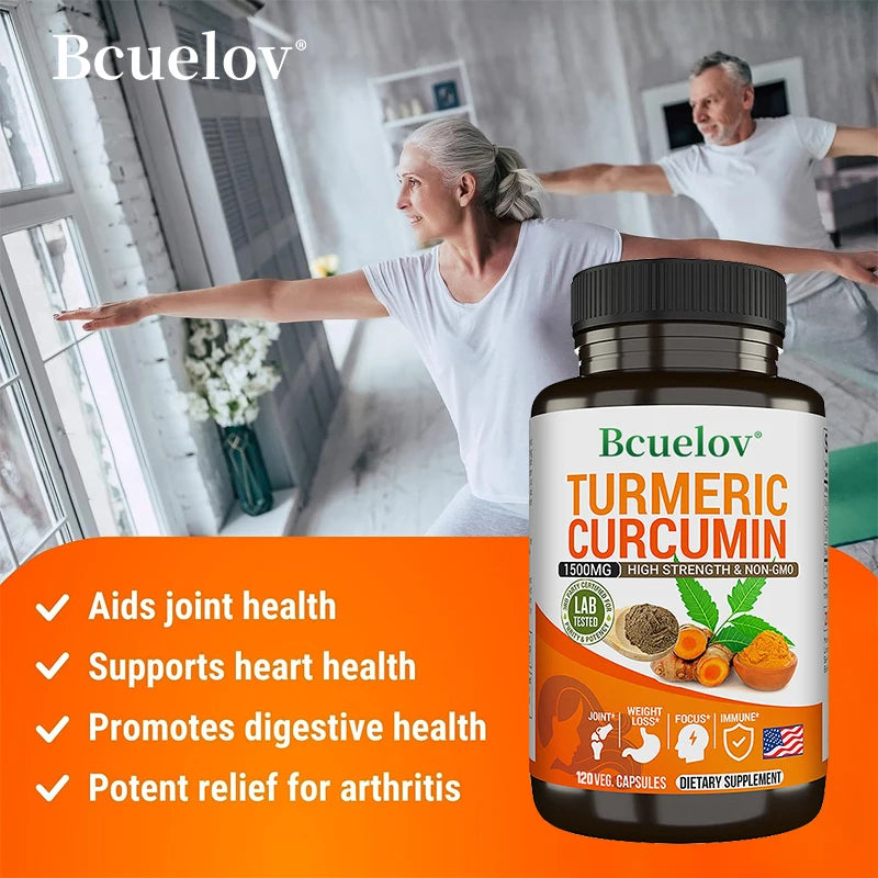 Curcumin Extract with Antioxidant Effects - Bone and Joint Dietary Supplement to Minimize Oxidative Stress - Vegan - Non-GMO Supplements Life Quality Supplements Life Quality https://www.cyberehub.com
