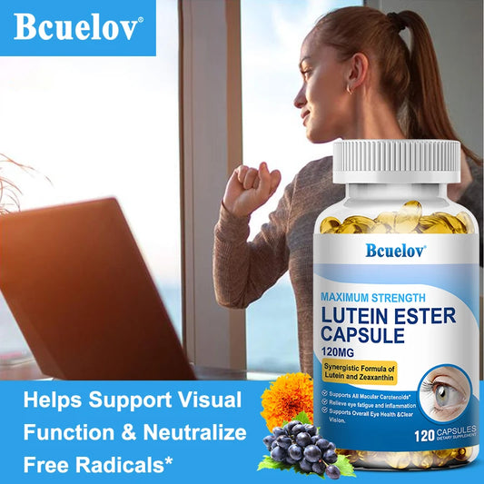 Bcuelov Lutein & Zeaxanthin, Eye Health Supplement, Supports Vision Health, Macula Health, 120 Capsules Supplements Life Quality Supplements Life Quality https://www.cyberehub.com