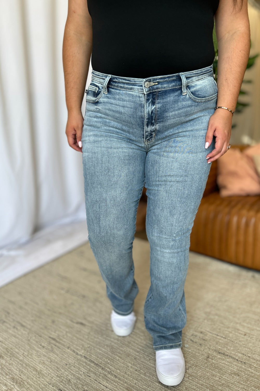 Judy Blue Full Size Medium Rise Bootcut Jeans Bottoms Bottoms Clothing Judy Blue Ship from USA Women Trendsi https://www.cyberehub.com