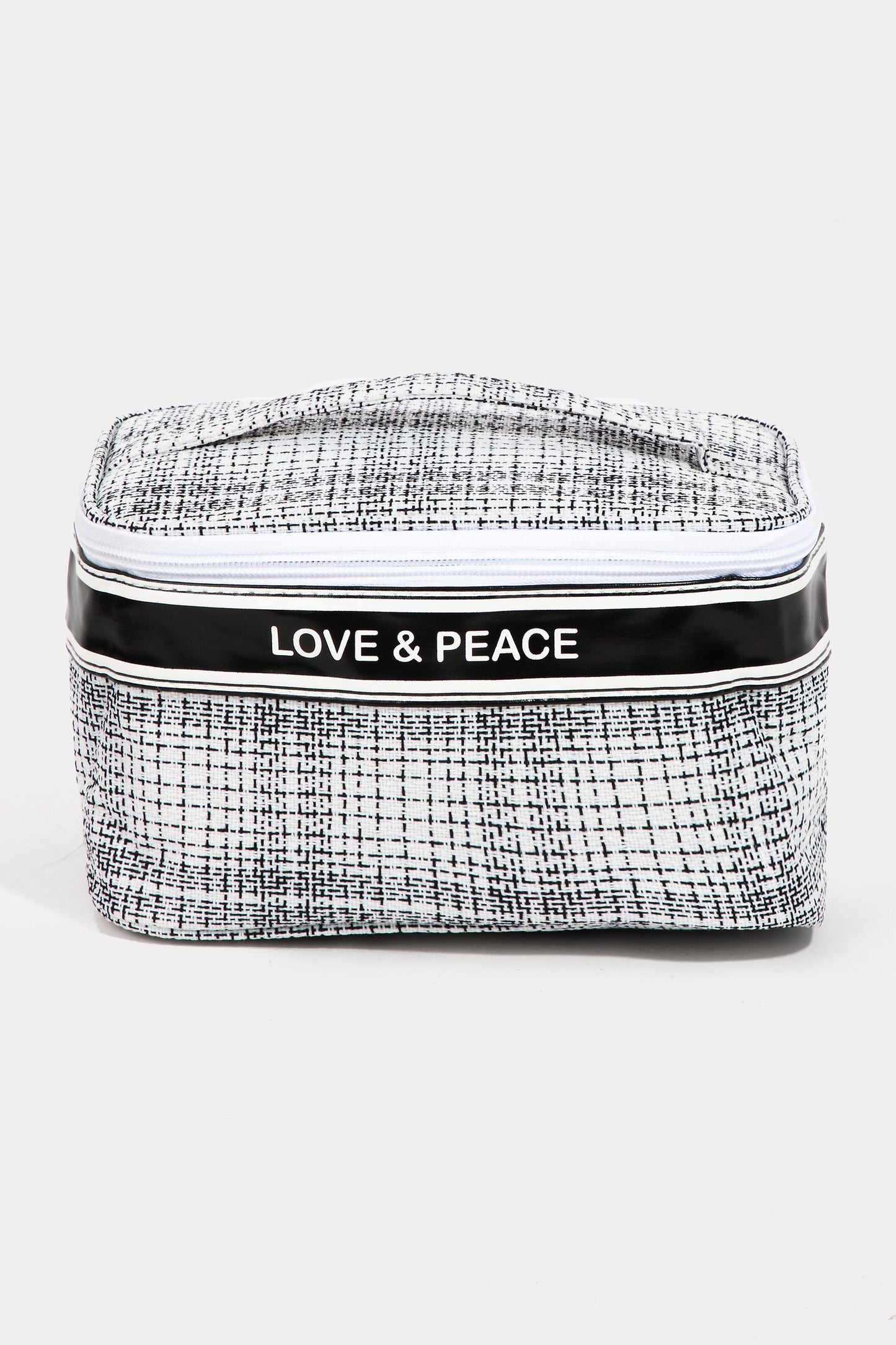 Fame Love & Peace Striped Handle Bag White One Size Fame Accessories Ship from USA TikTok USA Trendsi https://www.cyberehub.com