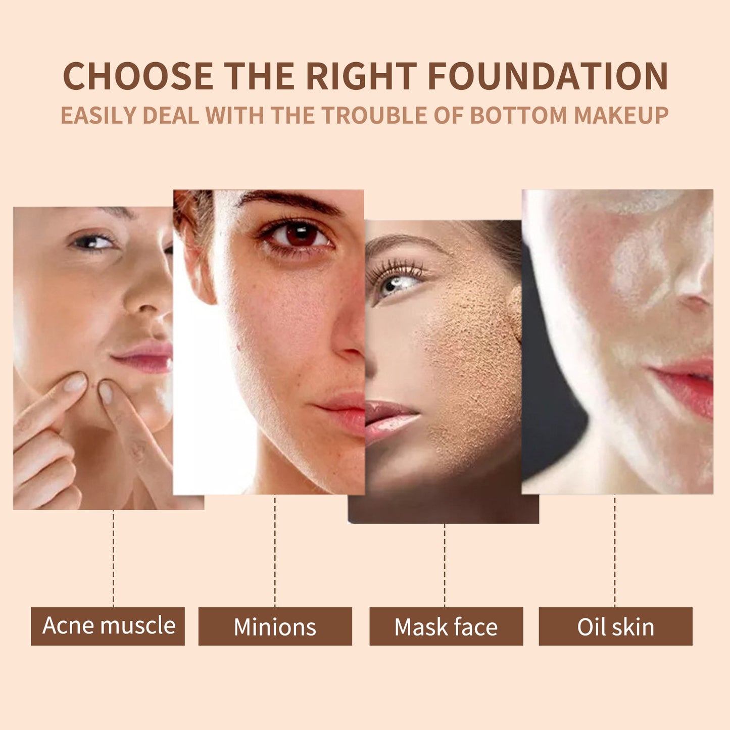 Jayswing Mushroom Head Air Cushion Concealer, Natural Moisturizing, Brightening Skin Tone, Lasting Foundation Make-up Health Beauty CJ USa USPS Muqe https://www.cyberehub.com