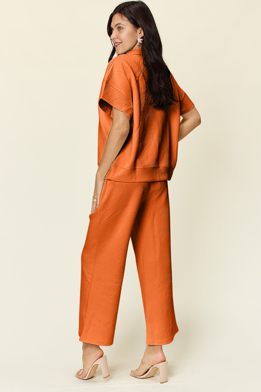 Double Take Full Size Texture Half Zip Short Sleeve Top and Pants Set Apparel/Tops Double Take Ship from USA TikTok Tops Trendsi USPS Walmart Walmart Apparel Trendsi https://www.cyberehub.com