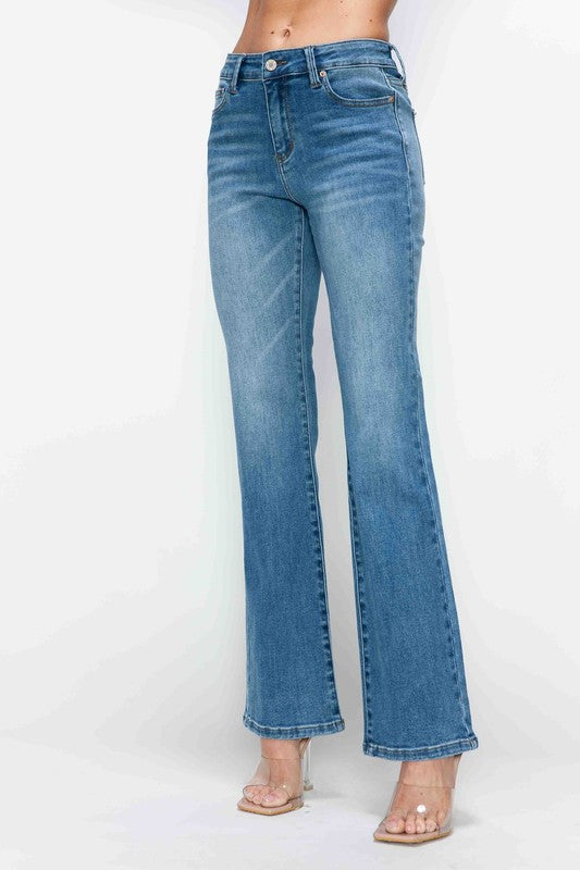 bytos Full Size Cat's Whiskers Mid Rise Bootcut Jeans Apparel Apparel bytos Ship from USA TikTok Trendsi Trendsi https://www.cyberehub.com