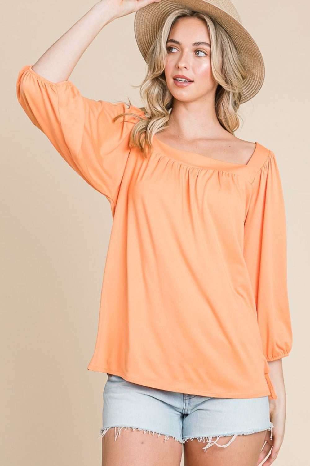 Culture Code Square Neck Puff Sleeve Top Apparel/Tops Culture Code Ship from USA TikTok Tops Trendsi USPS Walmart Walmart Apparel Trendsi https://www.cyberehub.com