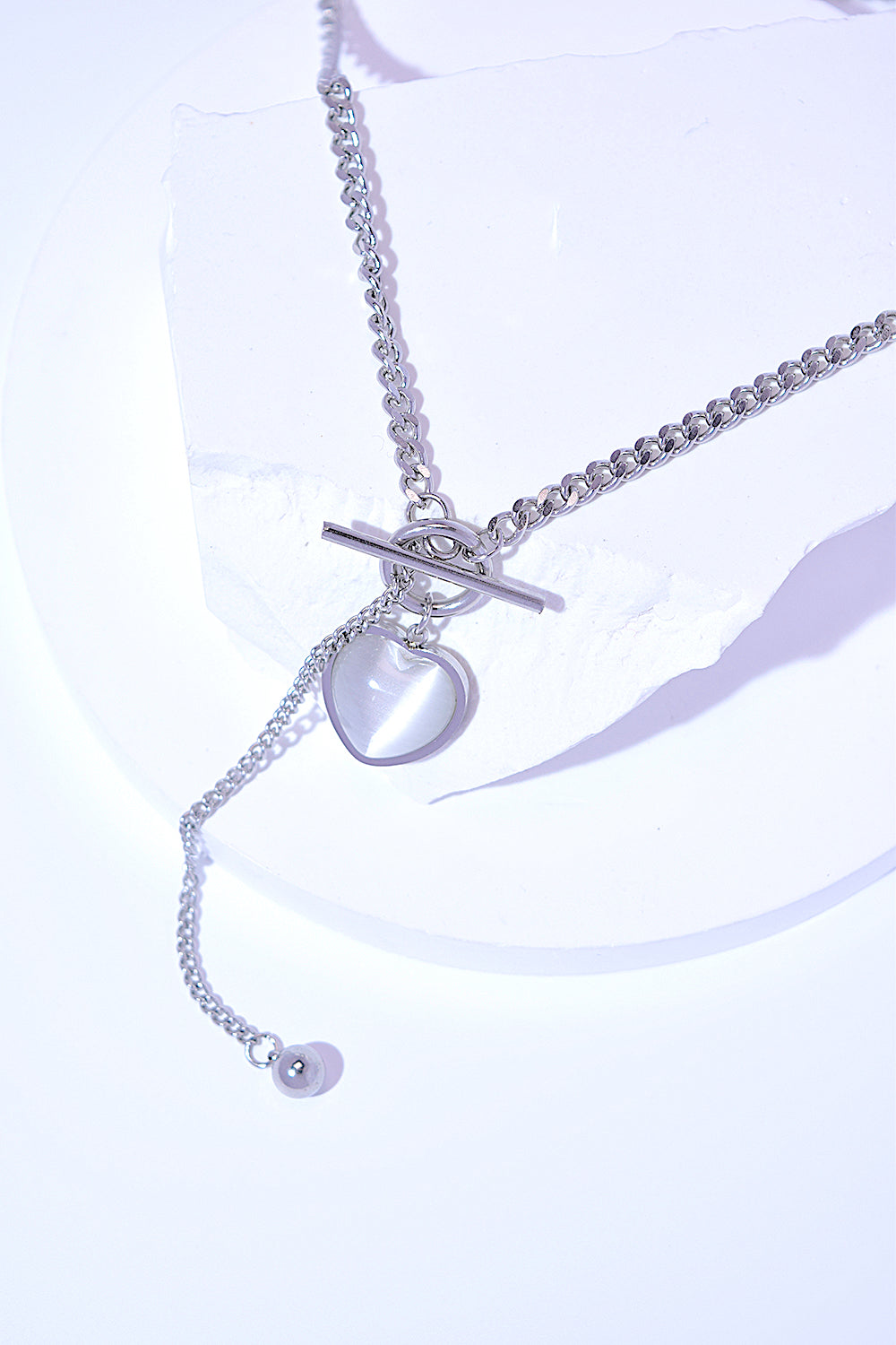 Titanium Steel Heart Necklace Jewelry Ship from USA TikTok USA Vvan Trendsi https://www.cyberehub.com