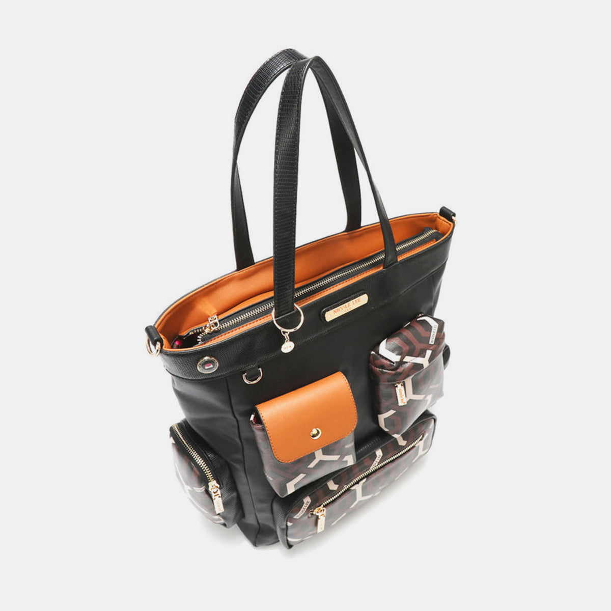 Nicole Lee USA Geometric Pattern Tote Bag Bag Bag Nicole Lee USA Ship from USA Women Trendsi https://www.cyberehub.com