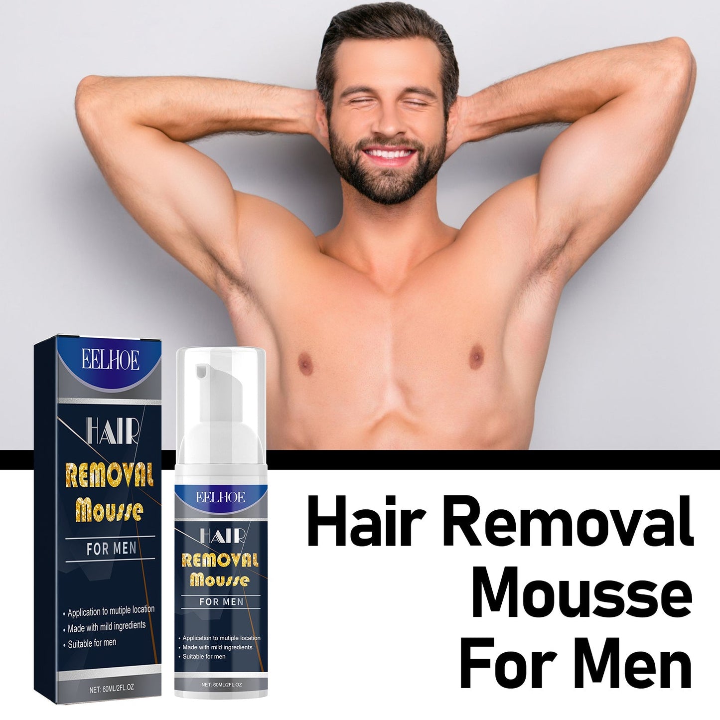Body Hair Chest Thighs Underarms Gentle Non-irritating Clean Hair Removal Mousse Health & Beauty Health & Beauty Under 10 UniversalMaax https://www.cyberehub.com