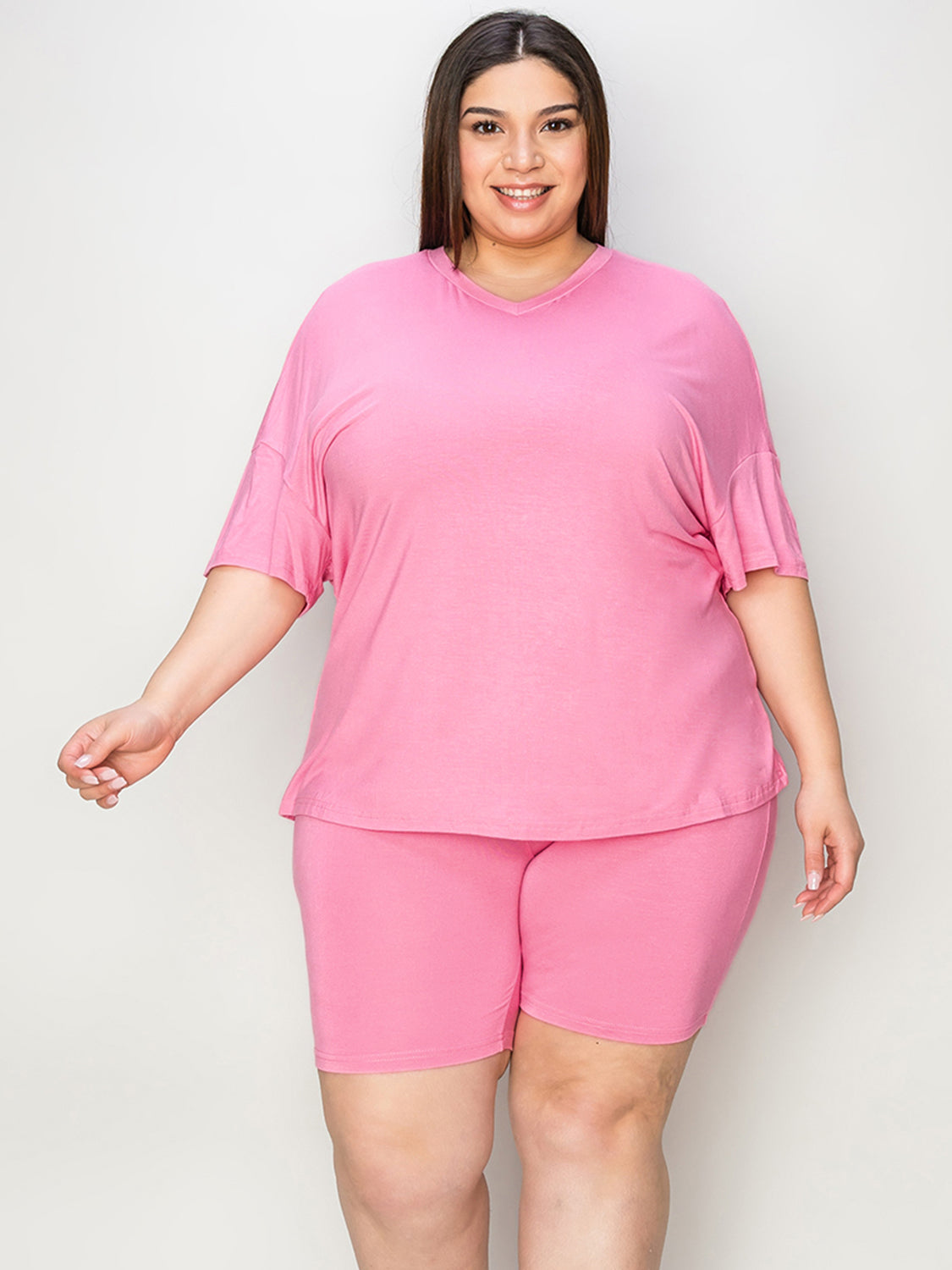 Basic Bae Full Size V-Neck Drop Shoulder T-Shirt and Shorts Set Apparel/Tops Basic Bae Ship from USA TikTok Tops Trendsi USPS Walmart Walmart Apparel Trendsi https://www.cyberehub.com