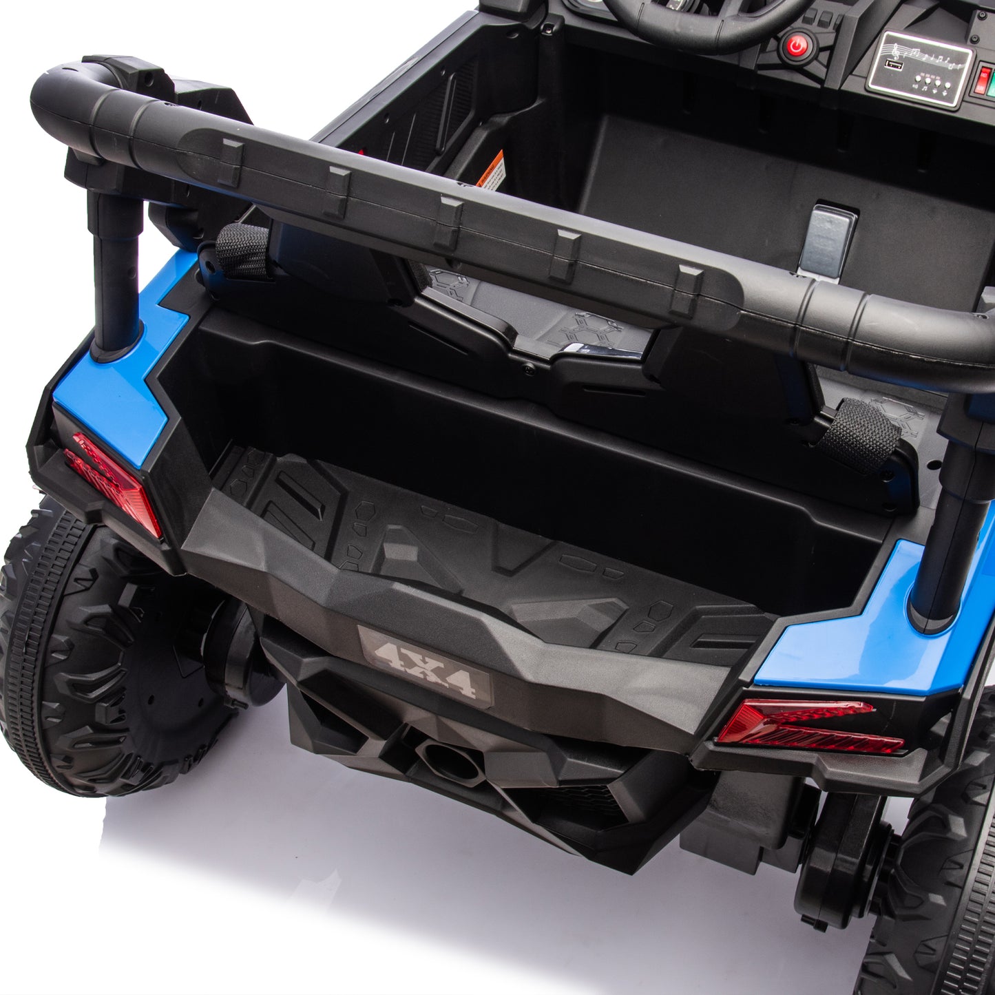 24V Two-Seater Kids Ride On UTV W/Parents Remote Control,Four-Wheel Suspension,Slow Start,Large wheel design,Anti-collision bar,Storage space,Music,USB,Bluetooth,Volume control,LED lights for Kids 3+. Giga Kids Out of stock Toys Giga https://www.cyberehub.com