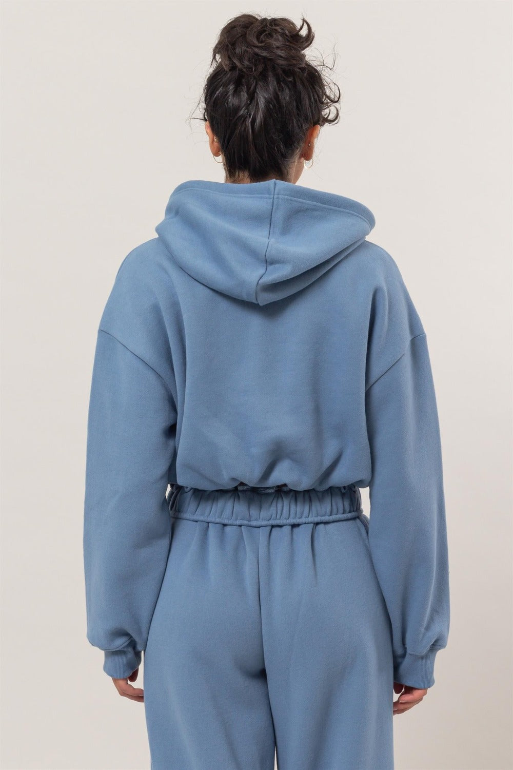 HYFVE Bubble Hem Cropped Hoodie Tops/Jackets/Sweaters Clothing Tops HYFVE Ship from USA TikTok Trendsi USPS Walmart Trendsi https://www.cyberehub.com