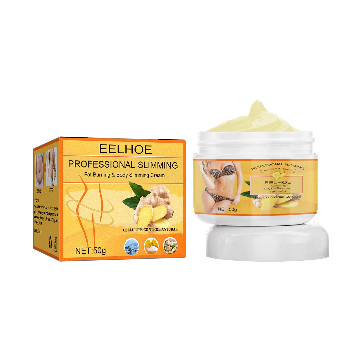EELHOE Ginger Weight Loss Cream Slimming Fat Burning Body Weight Loss Cream 1pcs Health Beauty CJ USa USPS Muqe https://www.cyberehub.com