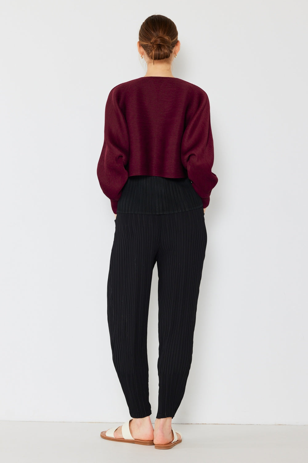 Marina West Swim Rib Pleated Puff Sleeve Bolero Cardigan Shirt Apparel Clothing Tops Marina West Swim Ship from USA Shirts USA Women Trendsi https://www.cyberehub.com