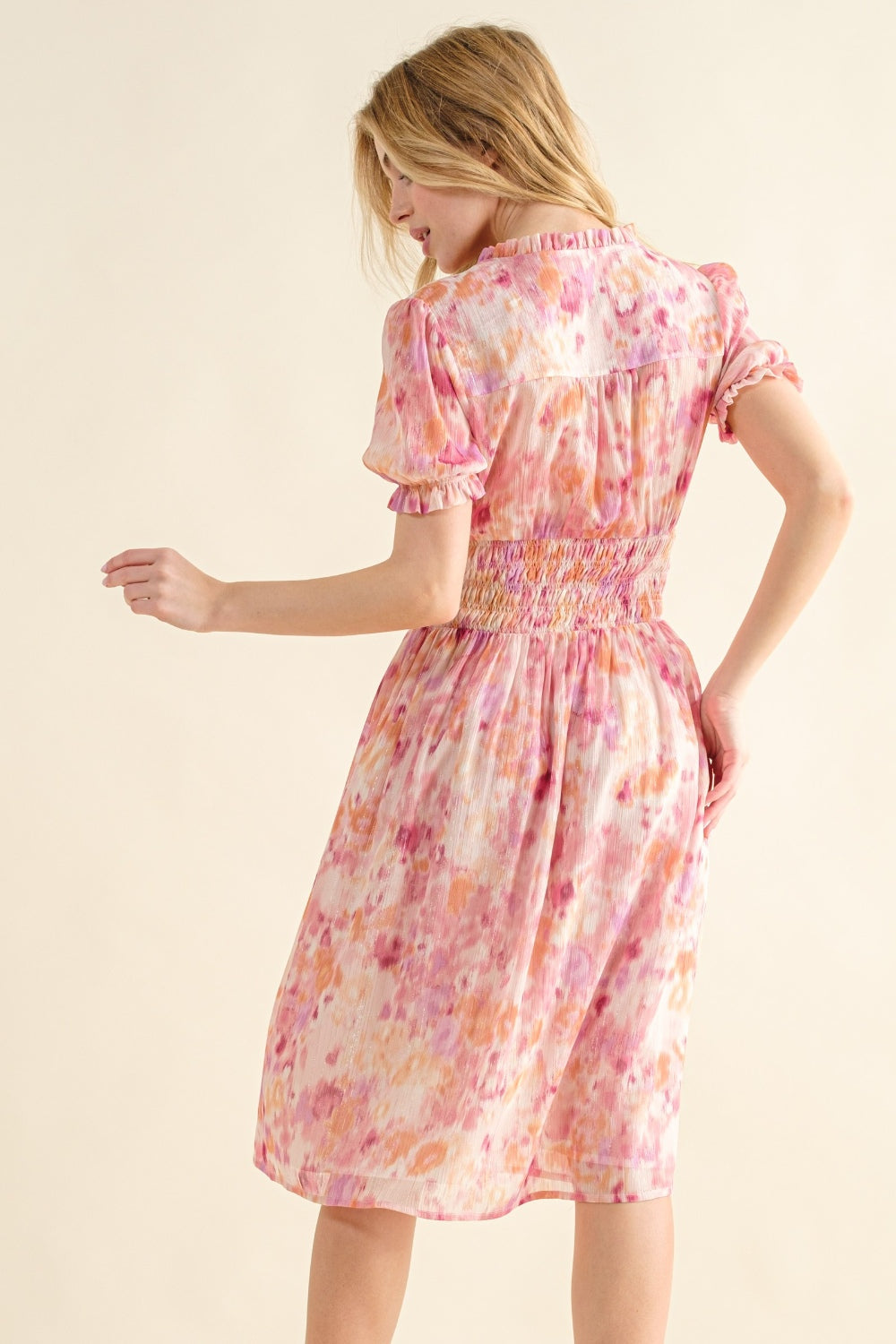 And The Why Full Size Smocked Waist Printed Midi Dress Apparel/Dress And The Why Dress Ship from USA TikTok Trendsi USPS Walmart Walmart Apparel Trendsi https://www.cyberehub.com