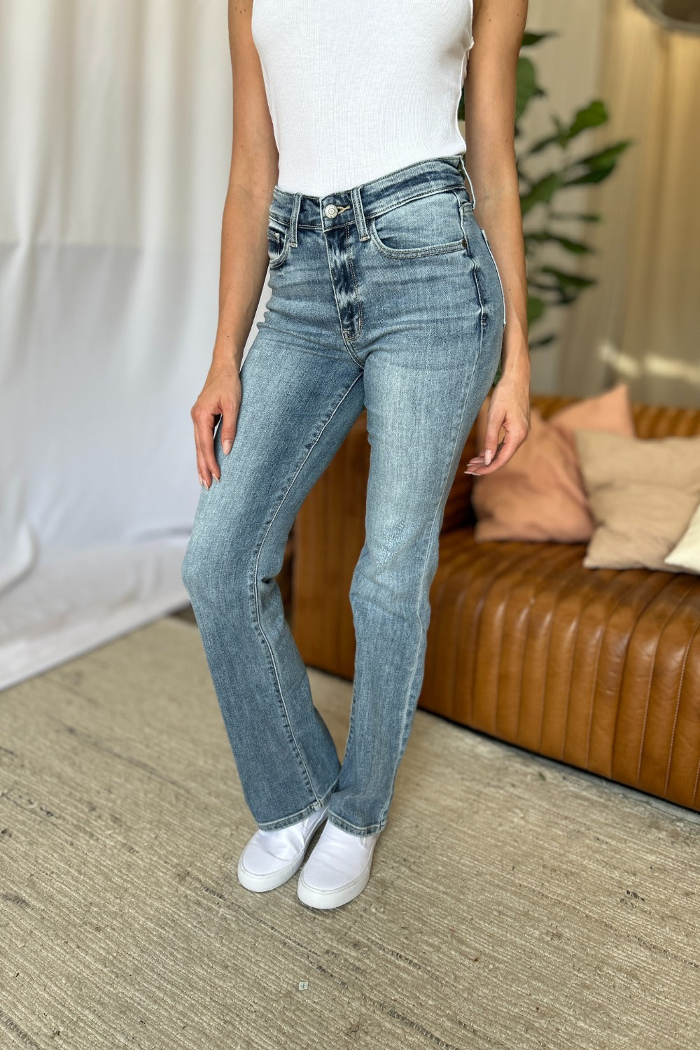 Judy Blue Full Size Medium Rise Bootcut Jeans Bottoms Bottoms Clothing Judy Blue Ship from USA Women Trendsi https://www.cyberehub.com