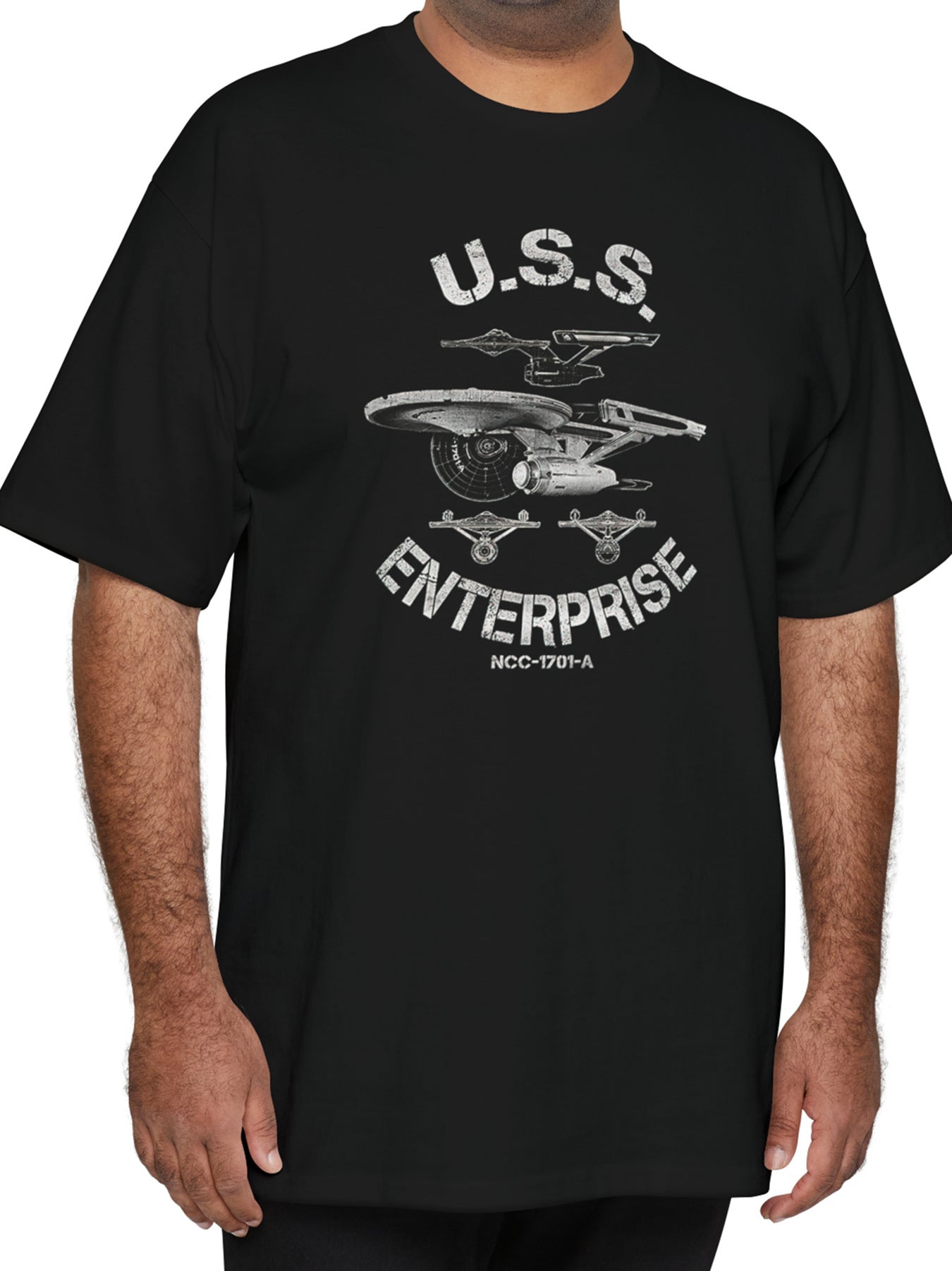 Creative USS Printed T-shirt, Men's Versatile Short Sleeved Round Neck T-shirt, Street Style Apparel/Shirt/Graphic Shirt SNULLO https://www.cyberehub.com