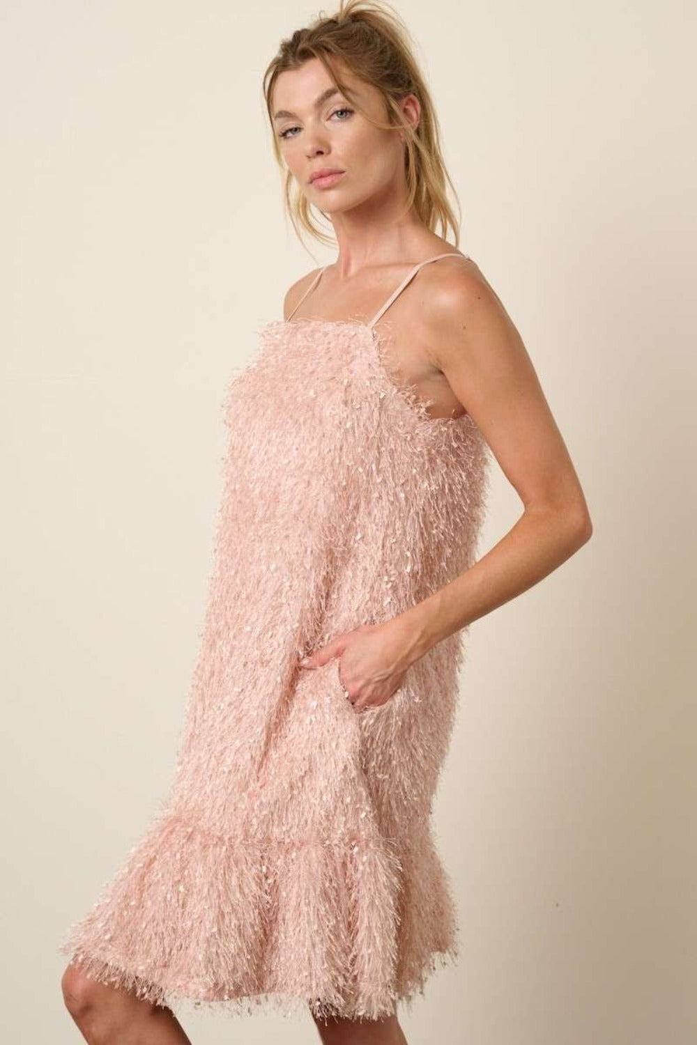 Mittoshop Feather Ruffle Hem Mini Cami Dress Apparel/Dress Dress Mittoshop Ship from USA TikTok Trendsi USPS Walmart Walmart Apparel Trendsi https://www.cyberehub.com