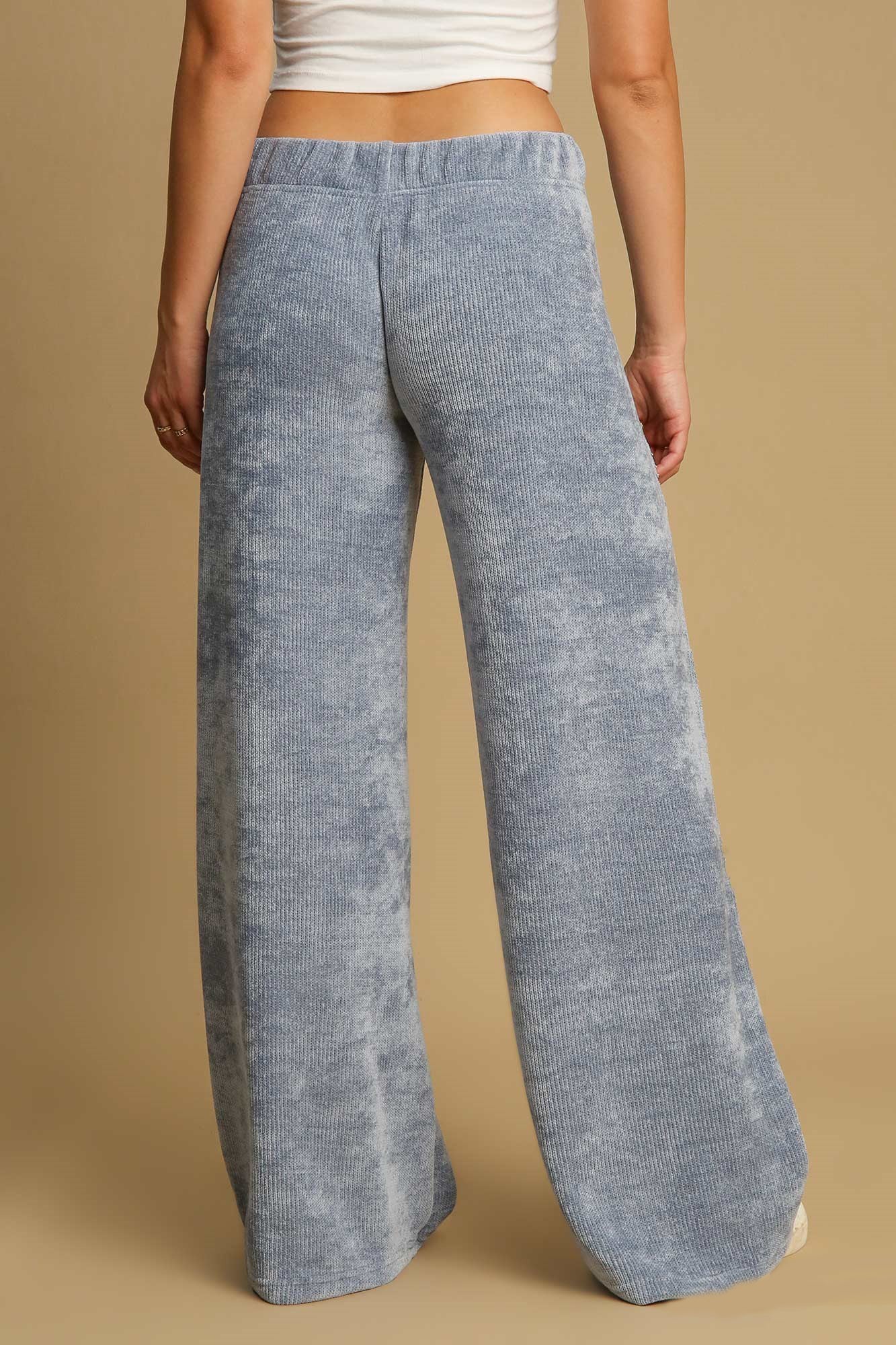 Umgee Elastic Waist Wide Leg Pants Apparel Apparel Ship from USA TikTok Trendsi Umgee USA Trendsi https://www.cyberehub.com