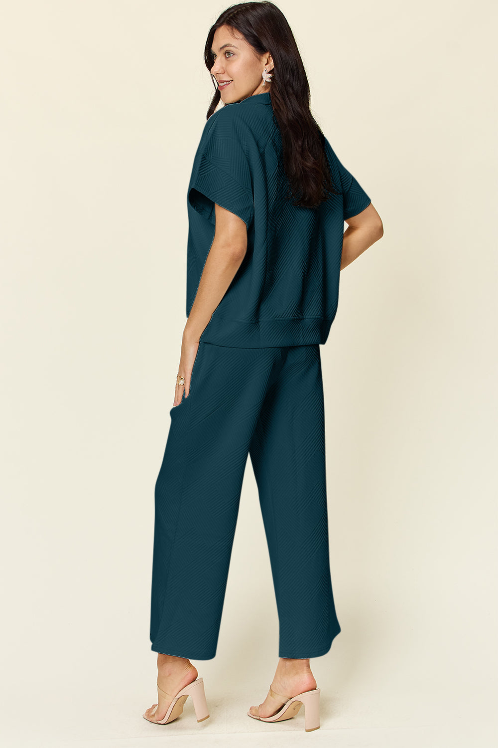Double Take Full Size Texture Half Zip Short Sleeve Top and Pants Set Apparel/Tops Double Take Ship from USA TikTok Tops Trendsi USPS Walmart Walmart Apparel Trendsi https://www.cyberehub.com
