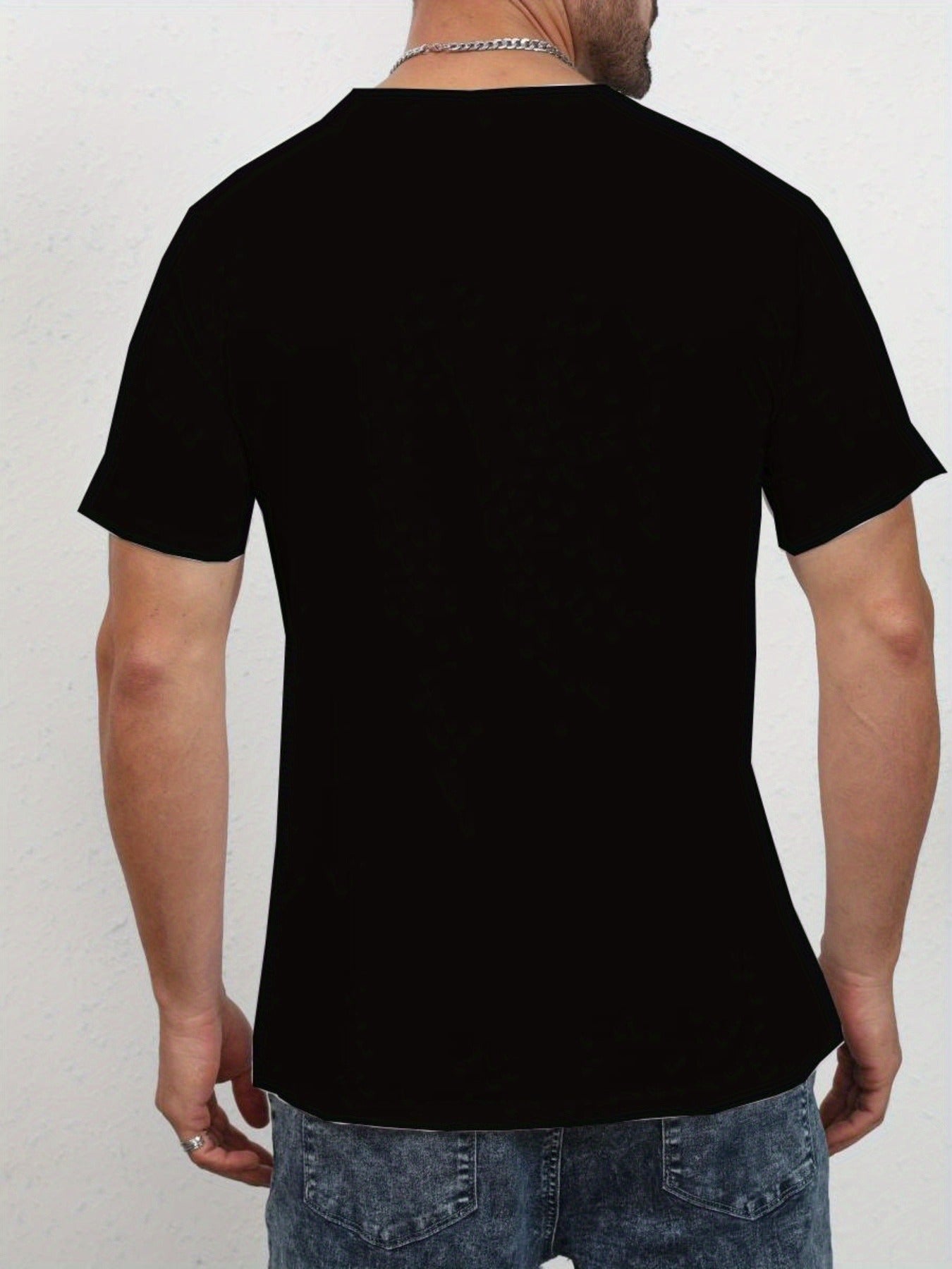 Paris Printed Men's Round Neck Fashionable Short Sleeved Sports T-shirt, Comfortable And Diverse, Suitable For Summer And Spring, Sporty Style, Comfortable And Versatile, As A Gift Apparel/Shirt/Graphic Shirt SNULLO https://www.cyberehub.com