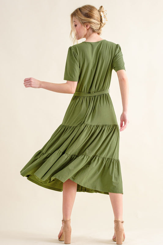 And The Why Soft Short Sleeve Tiered Midi Dress Apparel/Dress And The Why Dress Memorial Day Sale Ship from USA TikTok Trendsi USPS Walmart Walmart Apparel Trendsi https://www.cyberehub.com