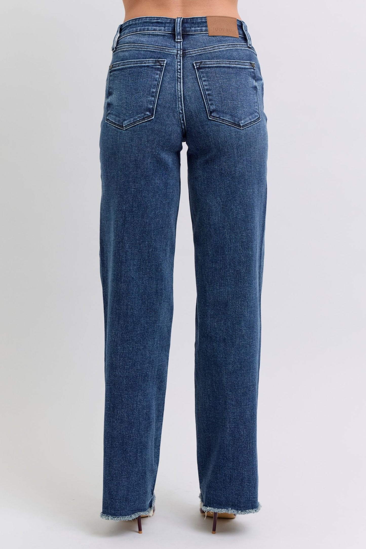 Judy Blue Full Size Raw Hem Mid Rise Jeans Apparel Apparel Judy Blue Ship from USA TikTok Trendsi Trendsi https://www.cyberehub.com